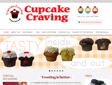 Tablet Screenshot of cupcakecraving.com